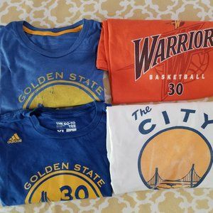 Stephan Curry & Warriors T-Shirts XL Mens BUNDLE